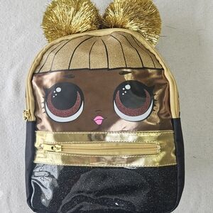 L.O.L. Surprise! Gold Mini Backpack 10"x8"x3" NEW w/TAGS  #CollectLOL